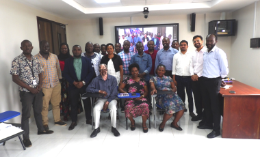 SoL Staff with Facilitators during the Smart Room training