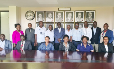 Group photo of MakSoL staff with MakDQA team at the training